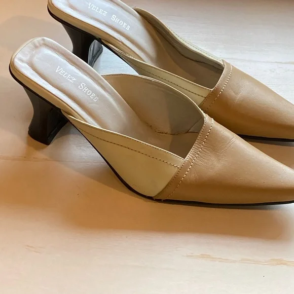 Designer Velez Leather Mules - Picture 5 of 7